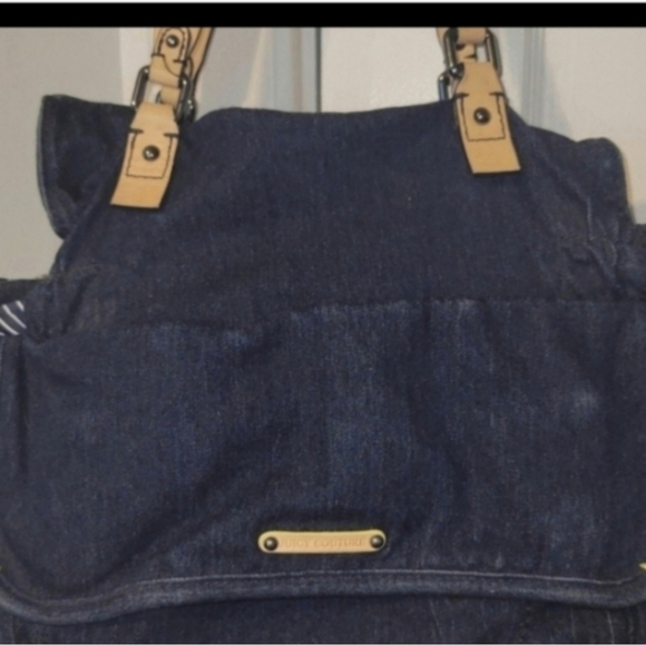 🍁🍂Y2k RARE  Denim vintage Juicy couture bag - Picture 4 of 11